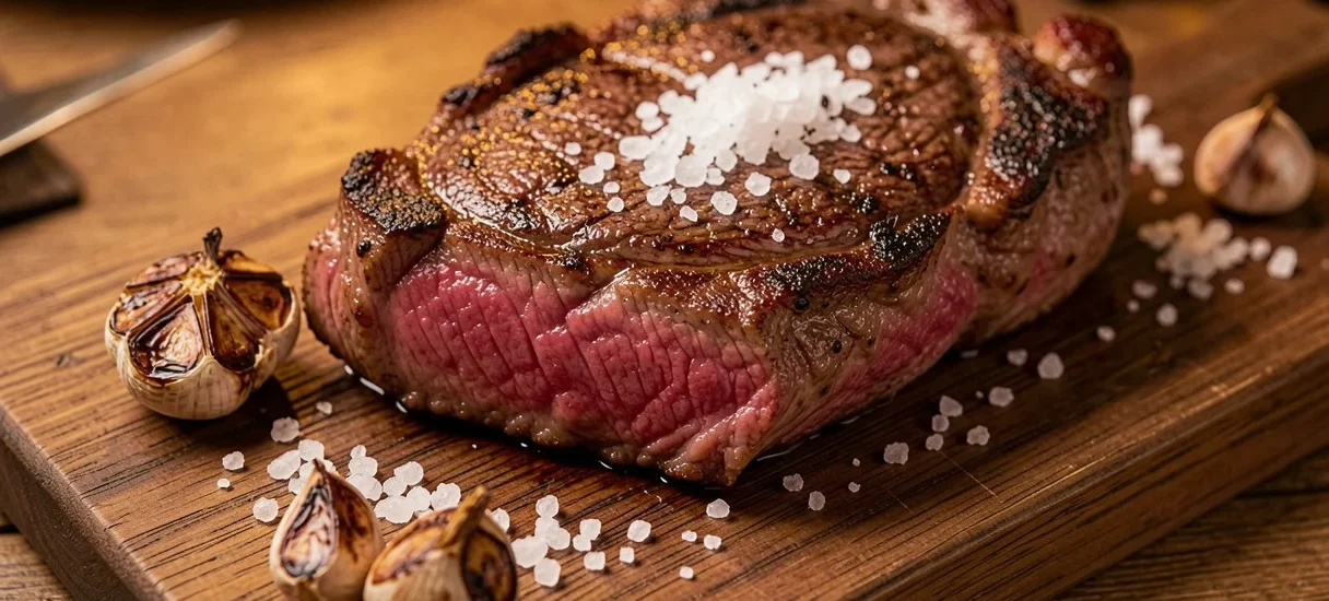 magnific juicy tender steak on woo 3011762241